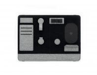 Clipboard Pro Folding Laptop Stand and Accessory Organizer Brand Charger, Gray (833121)