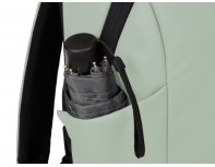 Backpack Voyager Sofit laptop made of eco‑leather, 34×14×44 cm, olive (935713)