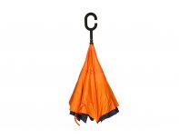 Reverse umbrella Routemark dark blue with orange