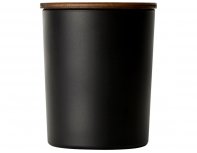 Soy scented candle in glass Kiana Niort, black