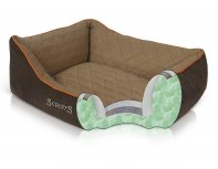 Лежак для животных с бортиками Scruffs Thermal Box Bed коричневый, 60х50х19 см RA-325117