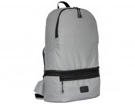 Backpack convertible Brand Charger Athletica water‑resistant with a waist bag, 45.5 x 29 x 13 cm, grey (833116)