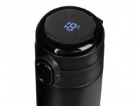 Термокружка вакуумная Waterline с медной изоляцией Bravo, 400 мл, тубус, черный (827617W)