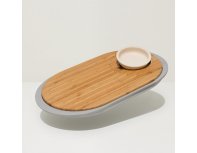 Snack set Berghoff Leo with cutting board-tray 2 items 39*23*2,5 cm 3950060