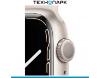 Смарт-часы Apple Watch Series 7 45 мм сияющая звезда, спортивный ремешок