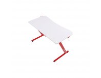 Стол компьютерный Gamelab Monolith White-Red GL-910