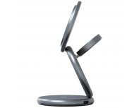 Wireless charger Magssory Signature Pro 3 in 1 Qi2 Midnight (WCH073m)