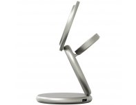 Устройство зарядное беспроводное Magssory Signature Pro 3 в 1 Qi2 Titan (WCH073t)