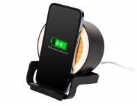 Portable speaker Evolt Eclipse with wireless charging function, 5W/10W, black (898410