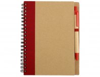 Gift set Essentials with USB flash drive and A5 notebook with pen, red (700321.01)