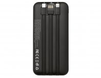 Gift set Lettertone Tesla with an A5 notepad, pen, and 10,000 mAh power bank, black