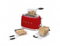 Тостер Smeg TSF01RDEU красный