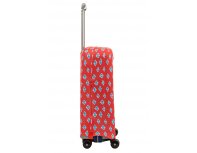 Cover for a suitcase Routemark Rhombus in red S (SP310)