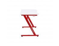Стол компьютерный Gamelab Monolith White-Red GL-910