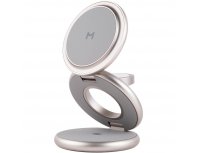 Устройство зарядное беспроводное Magssory Disc Signature Edition 3 в 1 Titan (WCH053t)