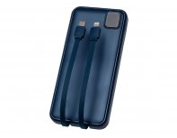 Battery external with built-in cables Evolt Frame, 10000mAh, dark blue (590170.72)