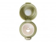 Thermocup vacuum with a Waterline Guard button, 400 ml, tube, olive (827513W)