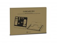 Clipboard Pro Folding Laptop Stand and Accessory Organizer Brand Charger, Gray (833121)