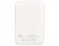 Аккумулятор внешний с быстрой зарядкой Qjet QC/PD CosmIQ, 10000 мАч, белый (696816)
