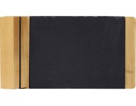 Набор для сыра из сланцевой доски и ножей Bamboo collection Taleggio, светло-коричневый (822108)