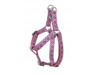 Harness for dogs Doog Toto, pink with pattern, M, 45-75 cm (HARPBS-M)