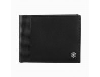 Портмоне Victorinox Altius Alox с защитой от сканирования RFID, натуральная кожа, 9x1x11 см, чёрное (611573)
