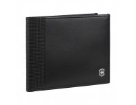 Портмоне Victorinox Altius Alox с защитой от сканирования RFID, натуральная кожа, 9x1x11 см, чёрное (611573)