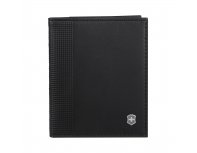 Визитница Victorinox Altius Alox с защитой от сканирования RFID, чёрная, натуральная кожа, 9x1x10 см (611578)