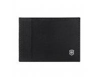 Визитница Victorinox Altius Alox с защитой от сканирования RFID, натуральная кожа, 8x1x10 см, чёрная (611580)