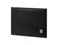 Визитница Victorinox Altius Alox с защитой от сканирования RFID, натуральная кожа, 8x1x10 см, чёрная (611580)