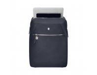 Рюкзак Victorinox Victoria Signature Compact Backpack, 30x16x38 см, нейлон/кожа, синий (612204)