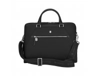 Briefcase Victorinox Victoria Signature, 42x13x30 cm, nylon/leather, black (612209)