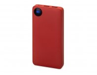 Аккумулятор внешний с дисплеем Evolt Mild, 10 000 mAh, красный (591231)
