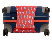 Cover for a suitcase Routemark Rhombus in red S (SP310)