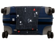 Cover for a suitcase Routemark Cats and an order in black S (SP500)