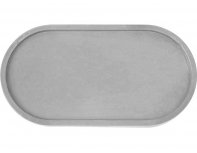 Set of candles on a stand Kiana Aris (white, gray)
