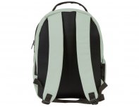 Backpack Voyager Sofit laptop made of eco‑leather, 34×14×44 cm, olive (935713)