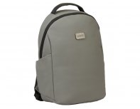 Backpack Voyager Sofit laptop made of eco‑leather, gray (935710)