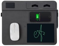 Wireless Charging LCD Mouse Pad Qjet Multi Pad 10W Black (788725)
