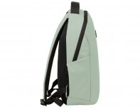 Backpack Voyager Sofit laptop made of eco‑leather, 34×14×44 cm, olive (935713)