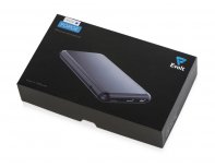 Аккумулятор внешний Evolt Forge v.2 металл, 10000mah, синий (591202)