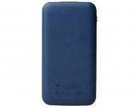Набор из внешнего акуумулятора и универсального кабеля Evolt Reserve LED, 10000mAh, темно-синий