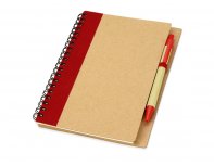 Gift set Essentials with USB flash drive and A5 notebook with pen, red (700321.01)