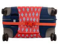 Cover for a suitcase Routemark Rhombus in red S (SP310)
