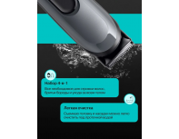 Триммер электрический Braun AIO3500 MS Grey