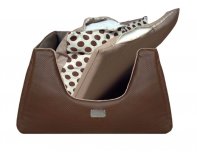 Pet bed AntePrima Ghibli, chocolate, 62х62х32 cm RA-325163