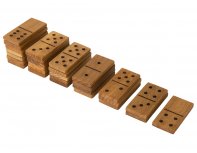 Игра «Домино» из массива бука, натуральный (625361)