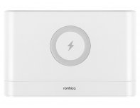 Часы с беспроводным зарядным устройством Rombica Timebox 1 белый RA-241708