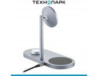 Устройство зарядное беспроводное uBear Stage 3 in 1 (WL10SG31-GW) серый