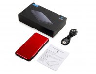 Аккумулятор внешний Evolt Forge v.2, металл, 10000mah, красный (591201)